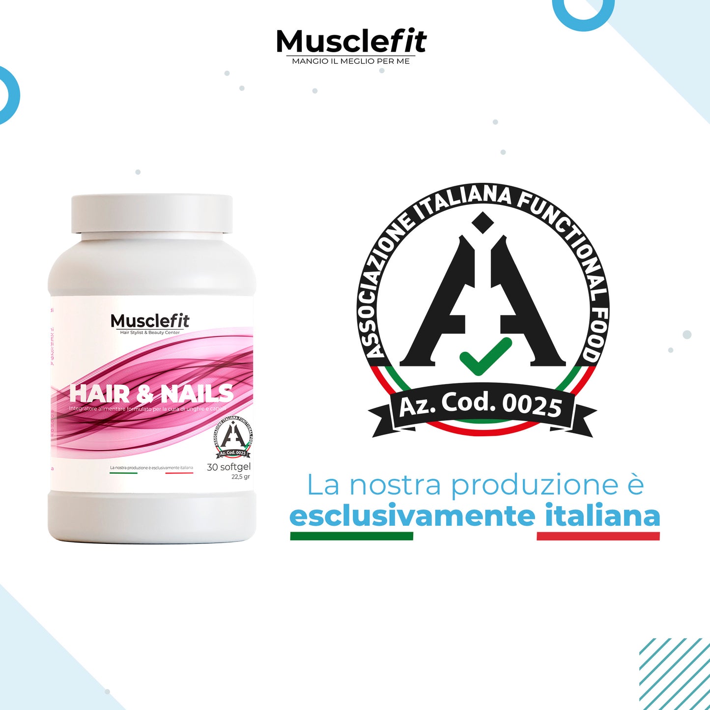 MuscleFit® - Hair & Nails - Unghie e Capelli