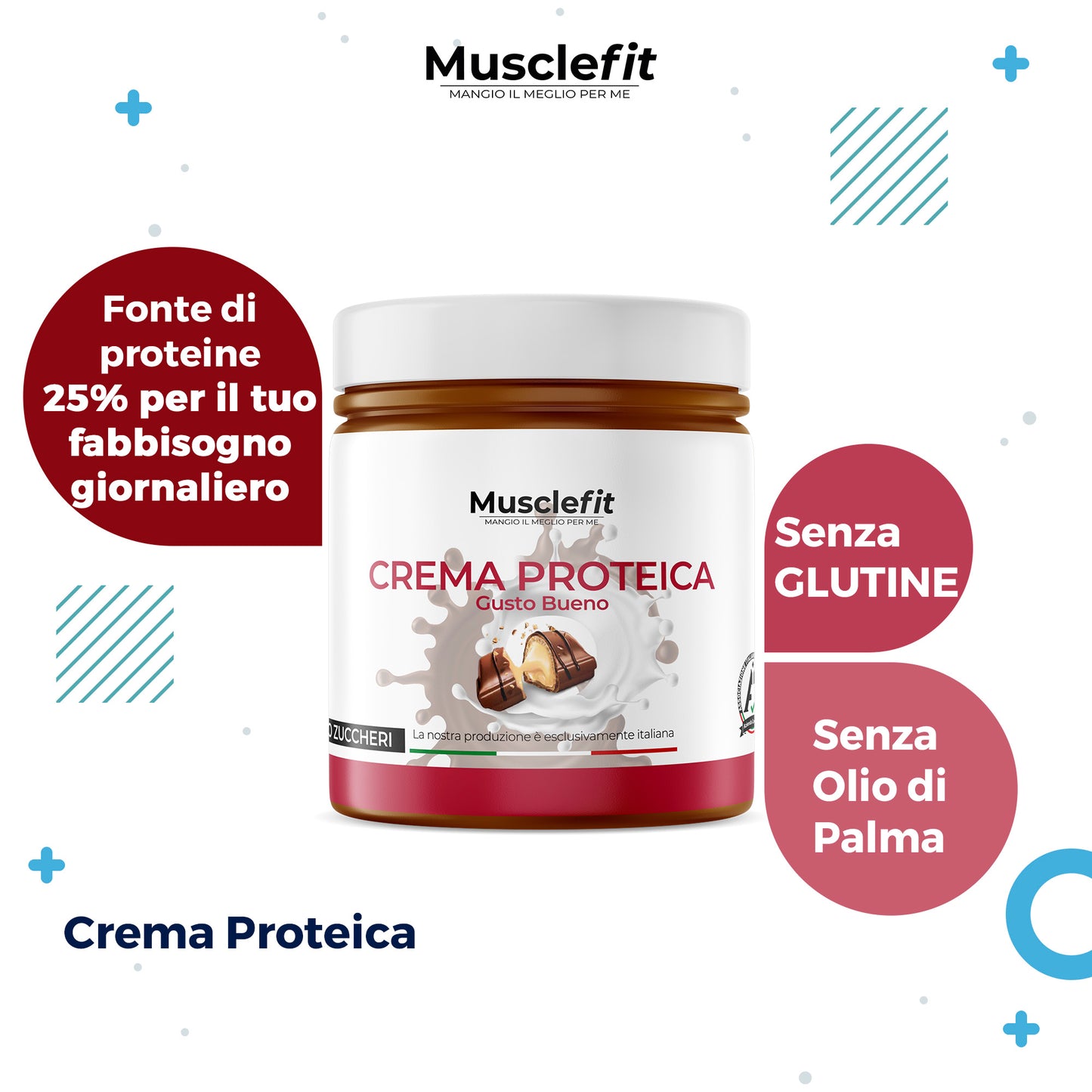 MuscleFit® Crema Proteica LIMITED EDITION Bueno