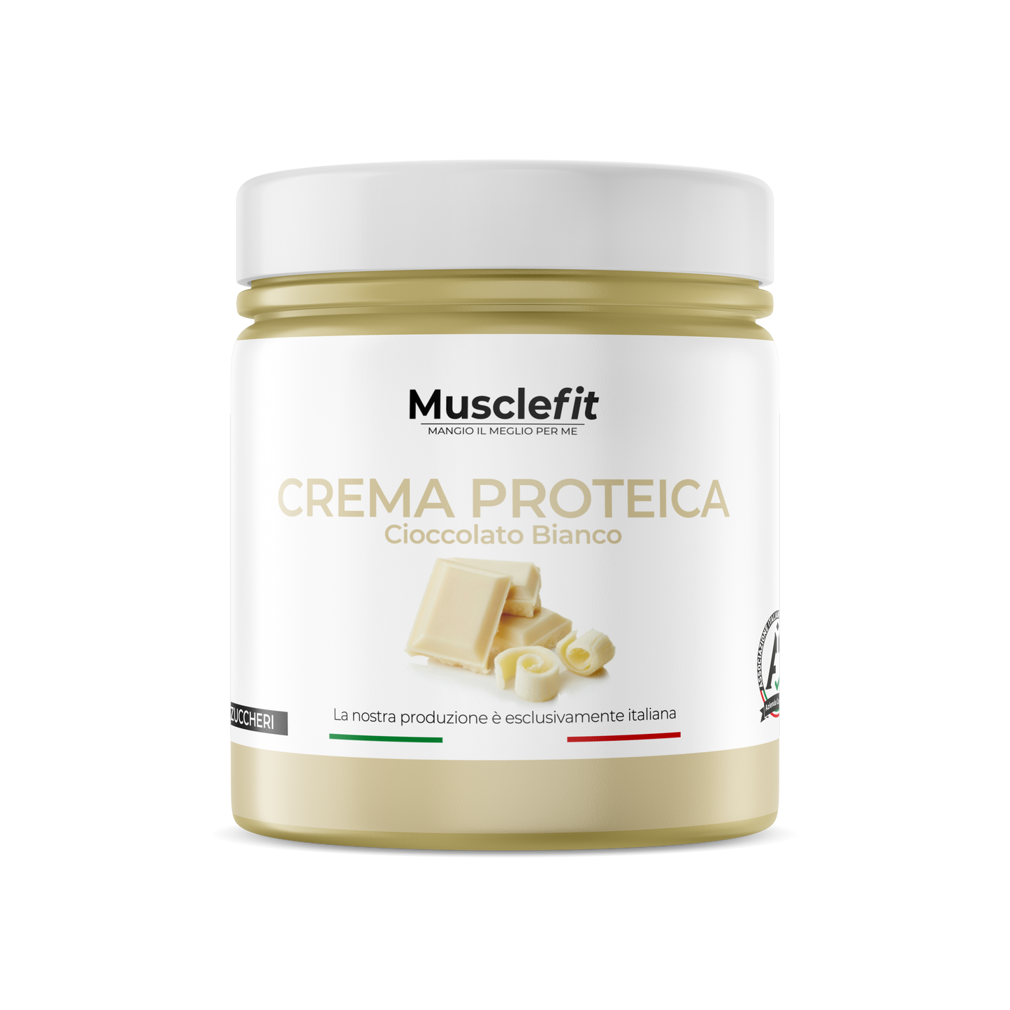 MuscleFit® Crema Proteica Cioccolato Bianco