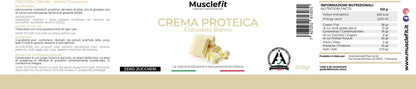 MuscleFit® Crema Proteica Cioccolato Bianco