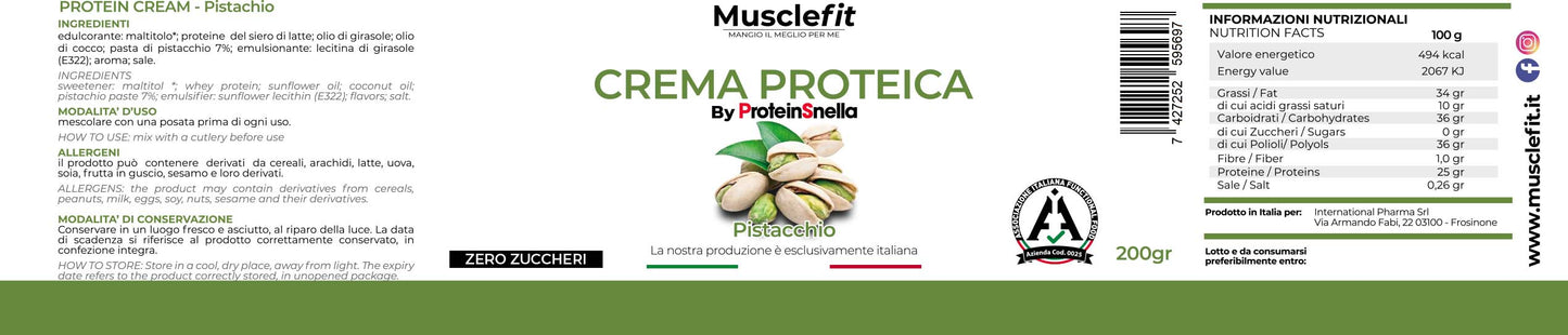 MuscleFit® Crema Proteica PISTACCHIO