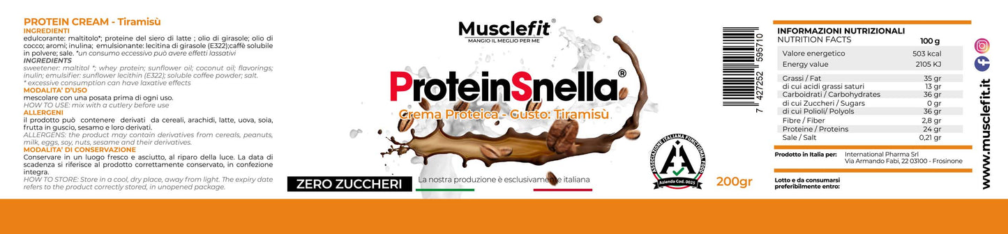 MuscleFit® Crema Proteica LIMITED EDITION Tiramisu'