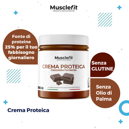 MuscleFit® Crema Proteica Cioccolato Fondente