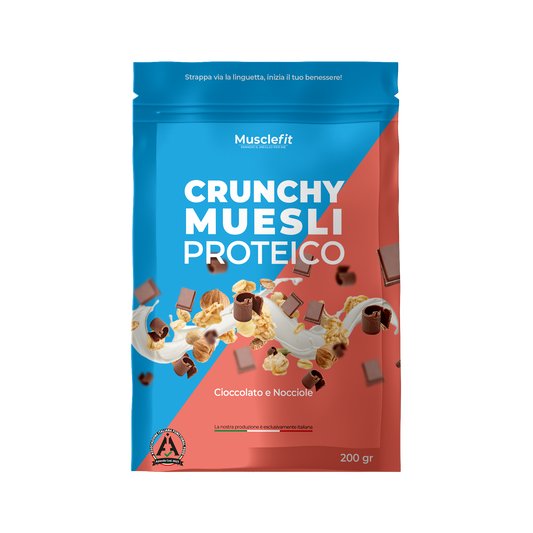 MuscleFit® Muesli Protein Crunchy Cioccolato e Nocciole