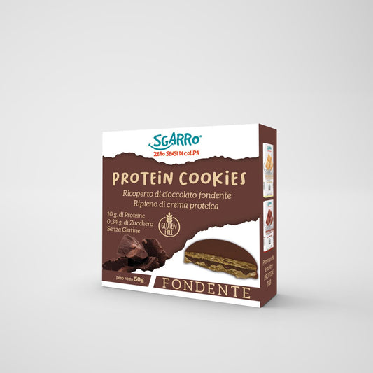 Protein Cookies  SGARRO®  Fondente Senza Zuccheri aggiunti!  -  Low Carb