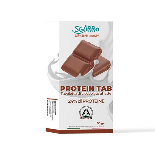 Tavoletta Cioccolato Proteico Protein Tab SGARRO®  Cioccolato al Latte