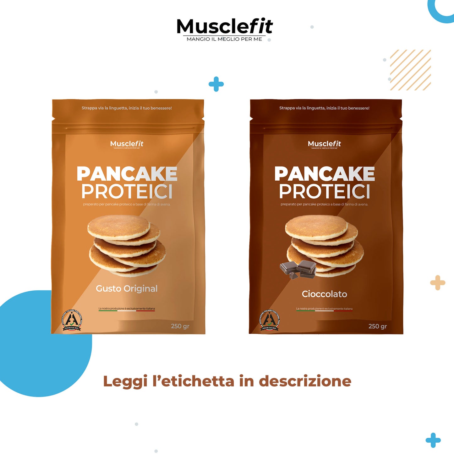 MuscleFit® Pancake Protein Cioccolato