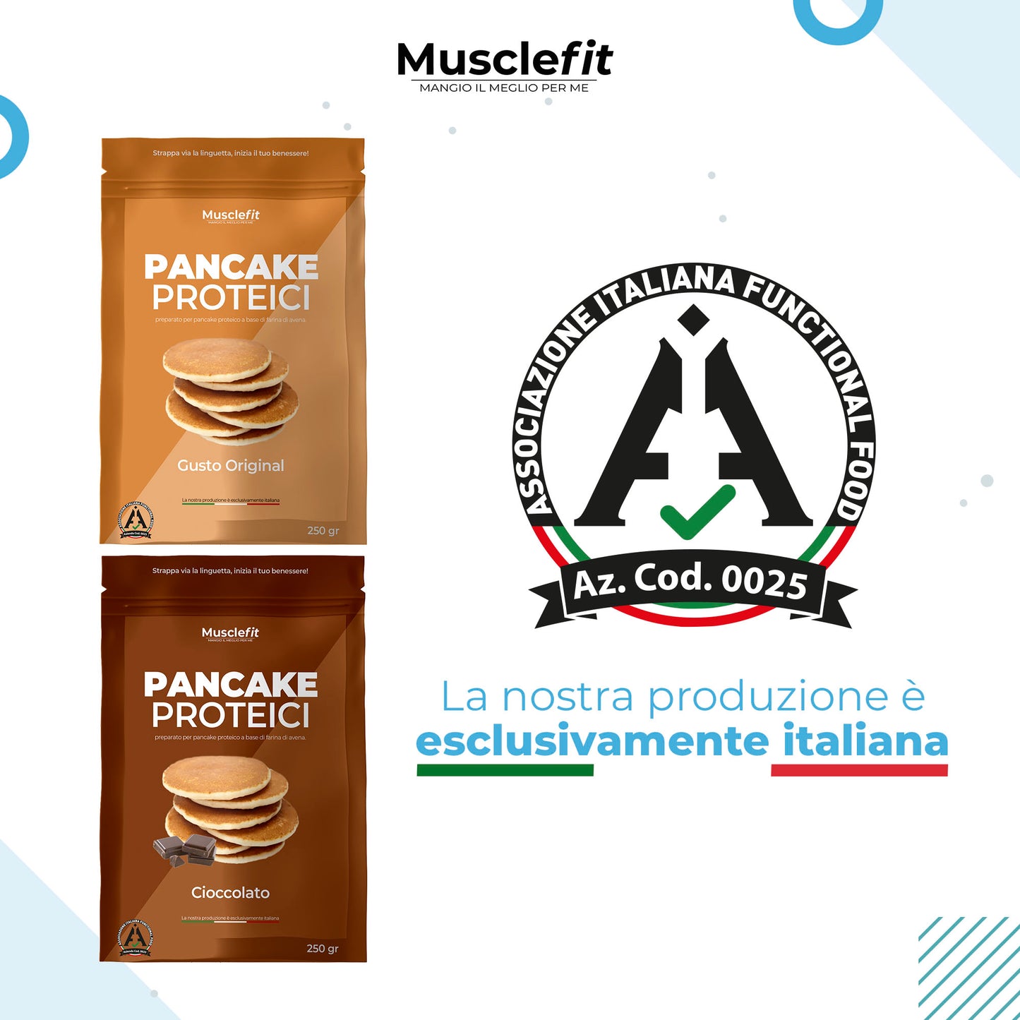 MuscleFit® Pancake Protein Cioccolato