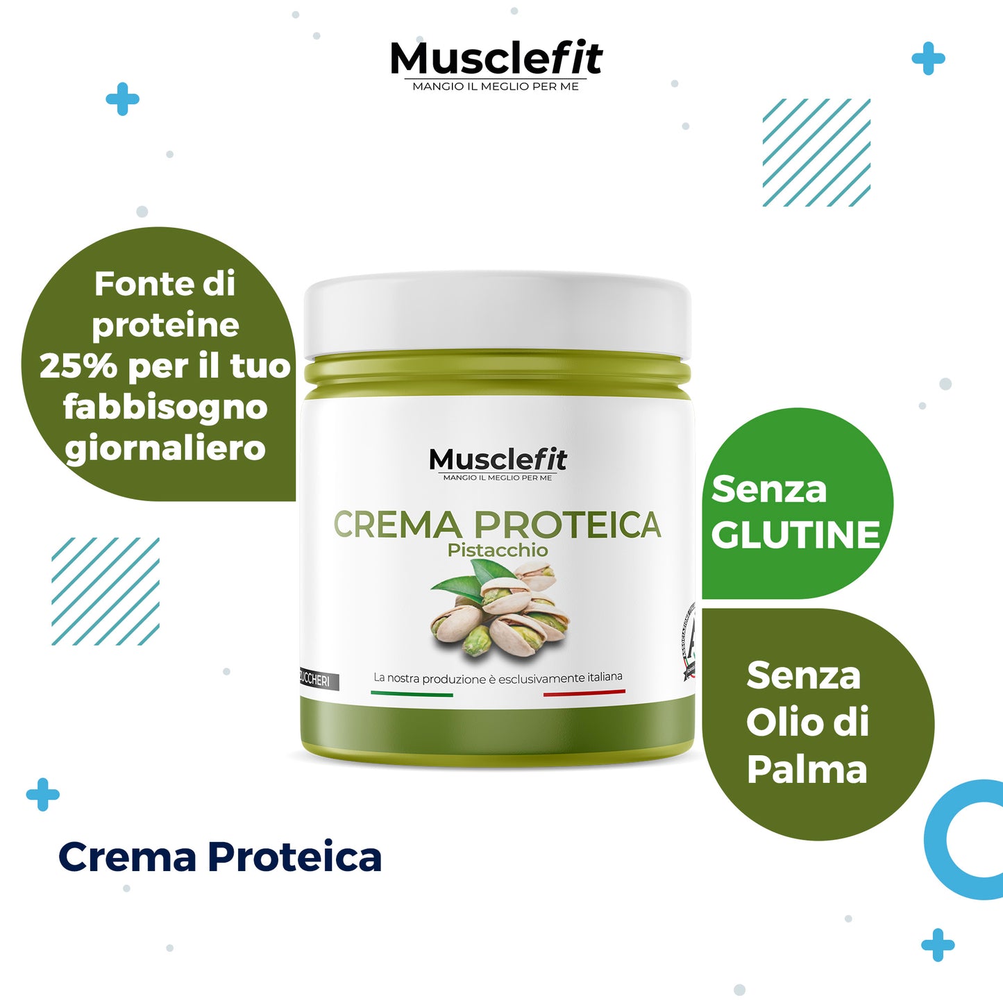 MuscleFit® Crema Proteica PISTACCHIO